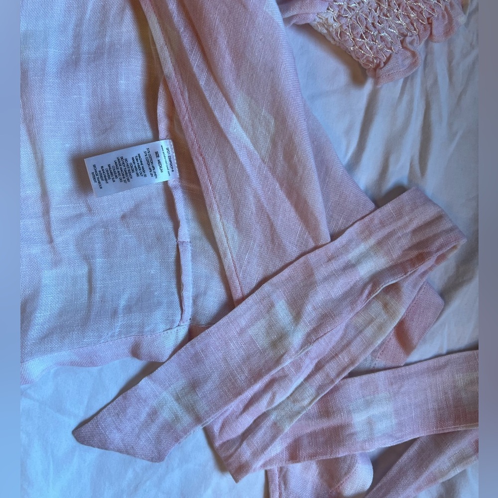 Solid And Striped ~ Wrap Crop Top Gingham ~ Light… - image 8